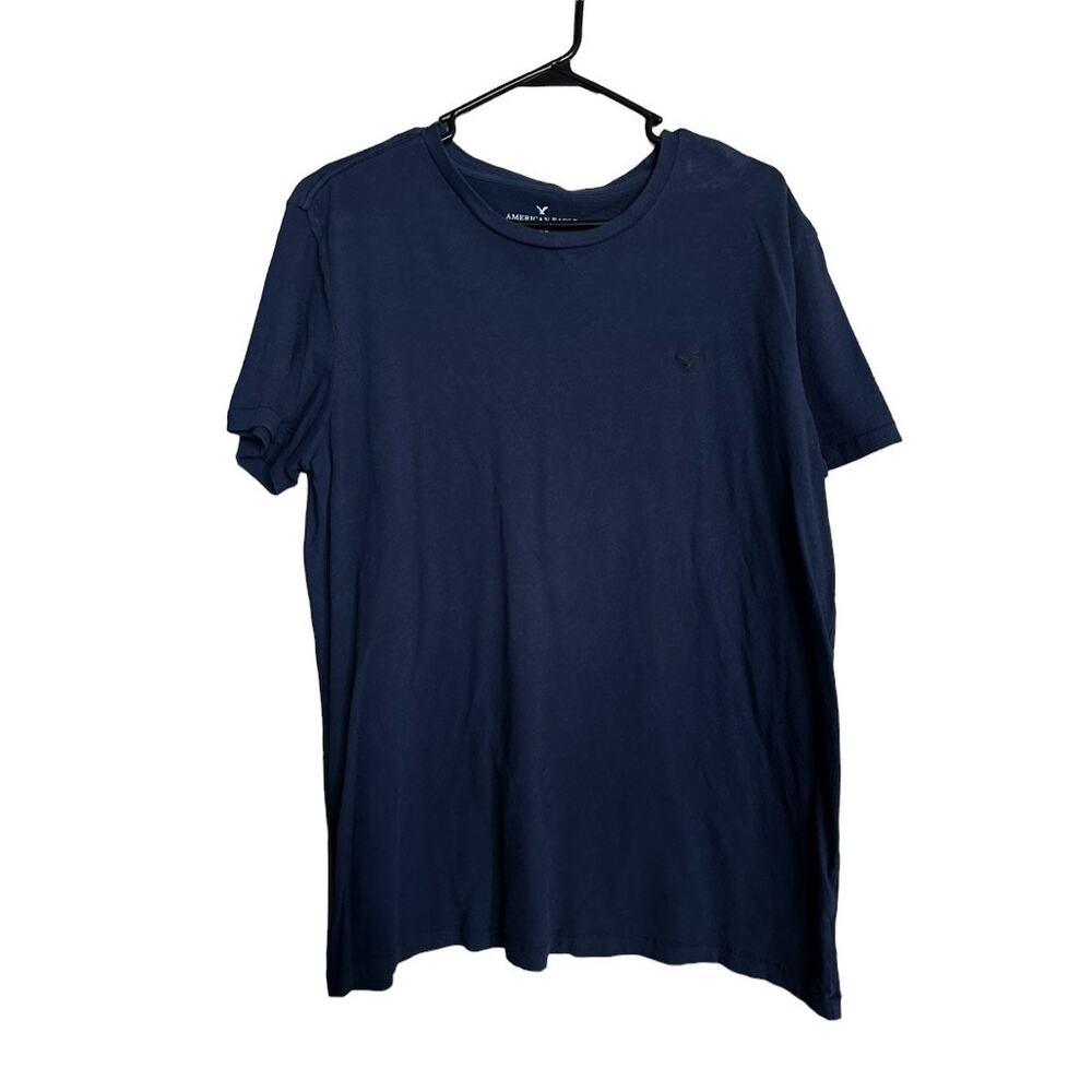 American Eagle Navy Blue T-Shirt Size Large